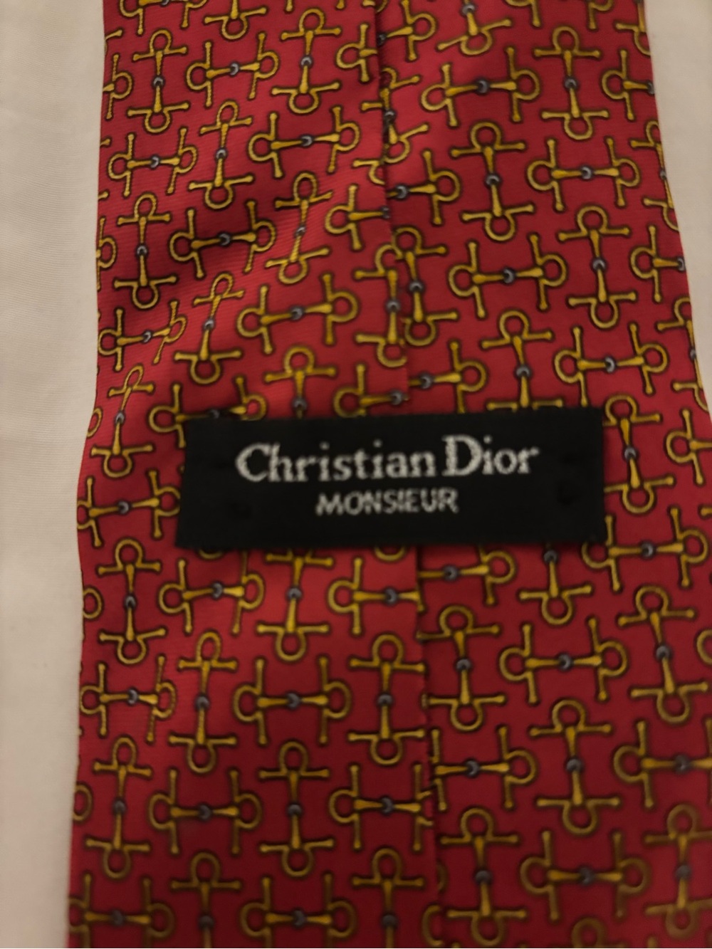 Dior Men’s Pink & Yellow Geometric Pattern Pants